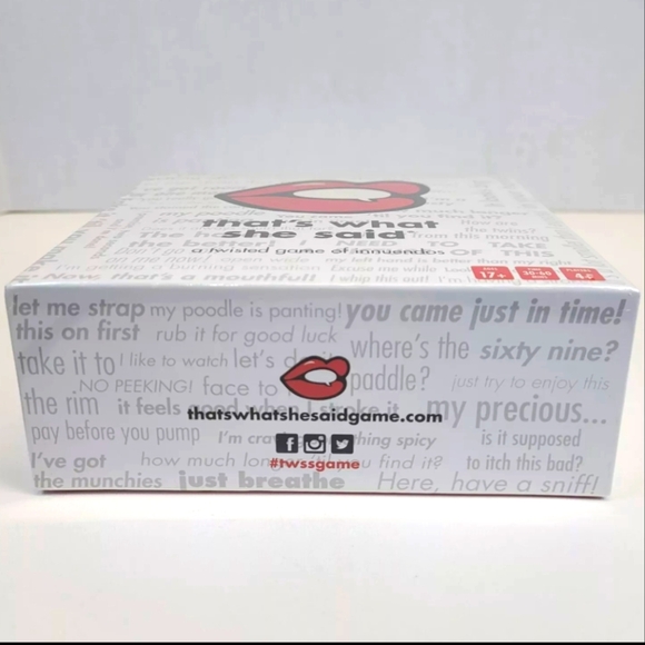 That's What She Said Game A Twisted Game Of Innuendos New In Box Sealed - Picture 3 of 4